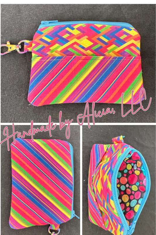 Keychain Zipper Pouch - Flat