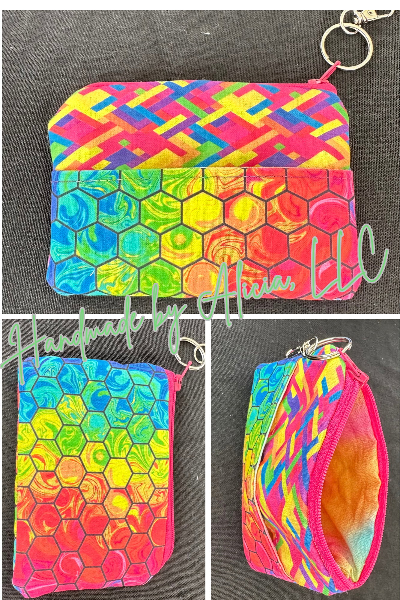 Keychain Zipper Pouch - Flat