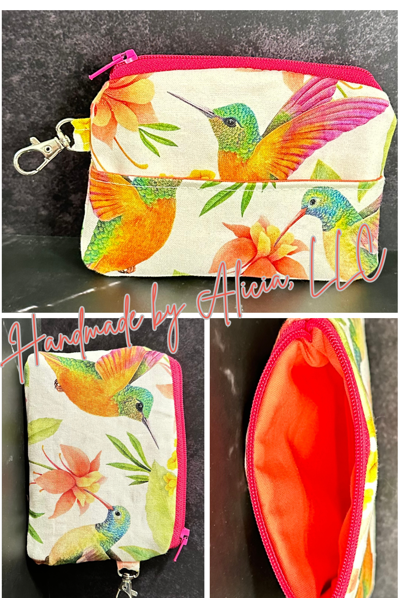 Keychain Zipper Pouch - Flat
