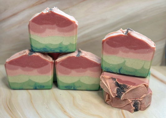 What-A-Melon Rainbow Redux - Babassu and Coconut Milk Soap